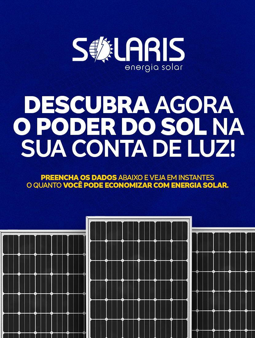 Banner da Calculadora Solaris com o título Descubra o Poder do Sol